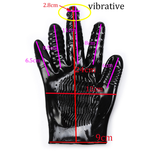 Finger Vibrator Masturbation Sex Toy Handschuh G Punkt Klitoris Anal Stimulator - Bild 3 von 22