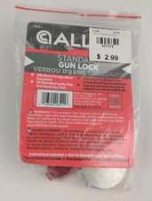 Allen Standard Gun Lock Red Fits Handguns Revolvers Trigger Lock Key Tool 18511