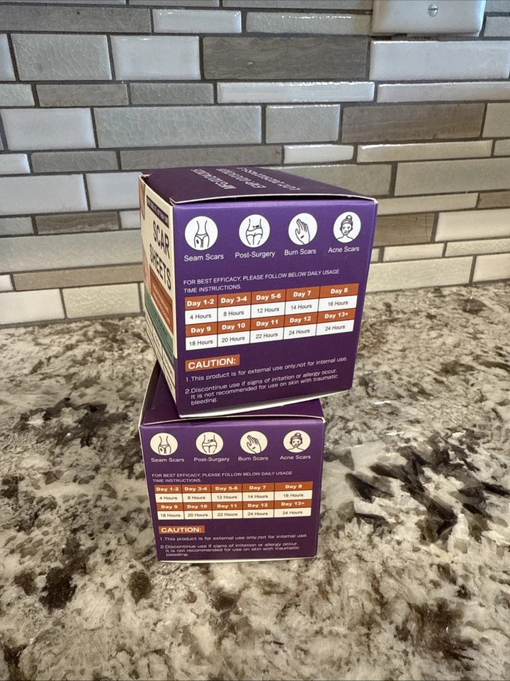 Silicone Scar Sheets,Silicone Scar Tape,Scar Tape For Surgical Scars,Set Of 2 - Image 2 of 4