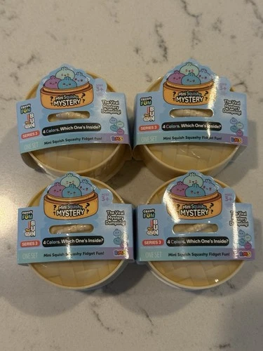 Set of 4 Sealed Mystery Squishy Mini Dumplings The Super Viral mystery Dumpling!