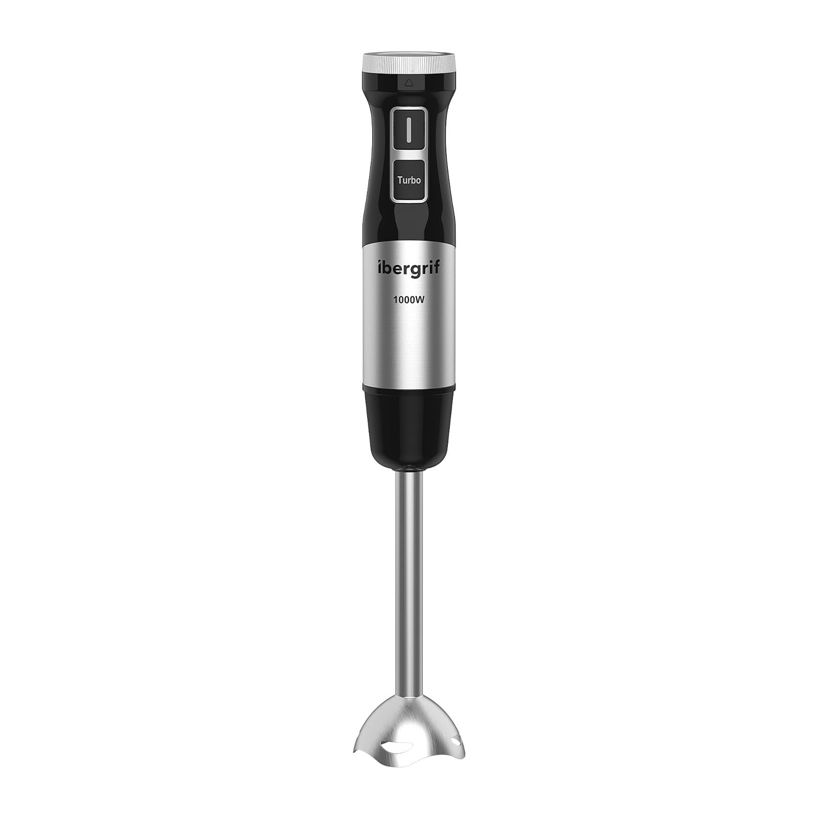 Frullatore a Immersione 1000W in Acciaio Inox con Regolazione Continua della