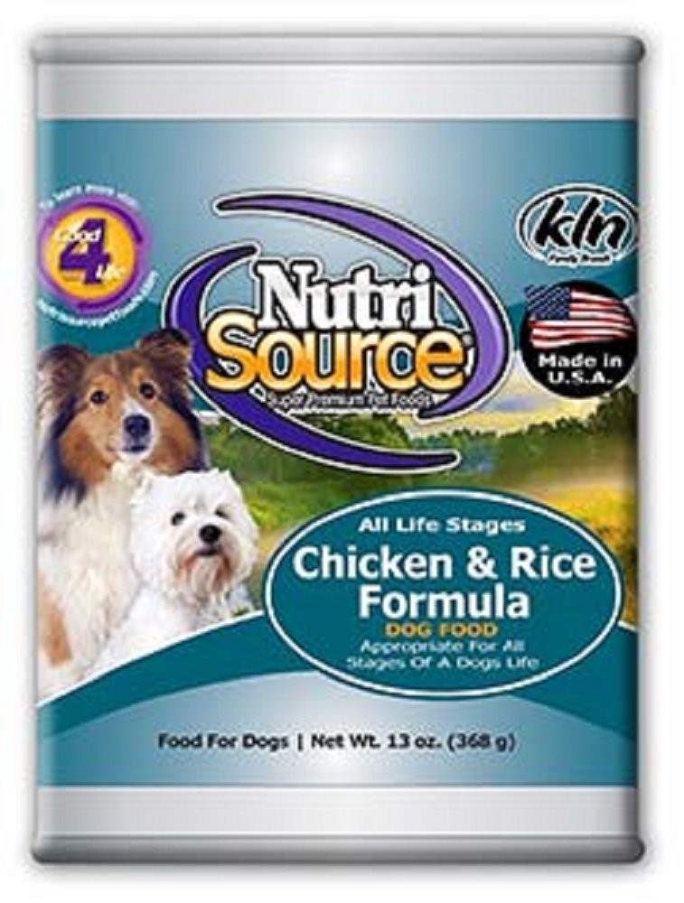S Tuffy's Nutrisource Dog Chicken/rice Can, 1 Count, One Size