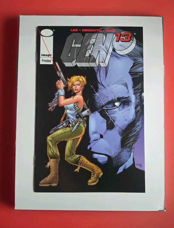 GEN 13 PREVIEW 💥 VERY  RARE JIM LEE EDITION IMAGE COMICS 1997 NM 1ST PRINT LOT