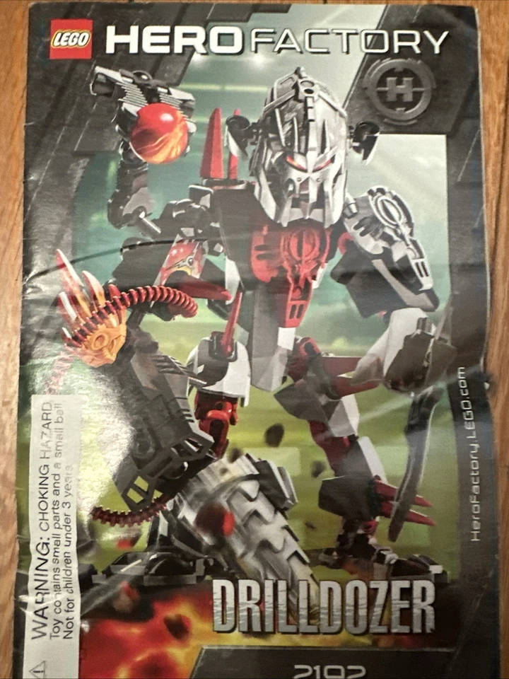 HUGE Bionicle Lego Instruction Manuals - manuals Kaxium Drilldozer Hero Factory - Image 3 of 4