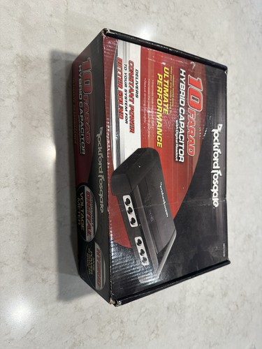 Rockford Fosgate 10 Farad Hybrid Car Audio Capacitor with Digital Voltage Meter