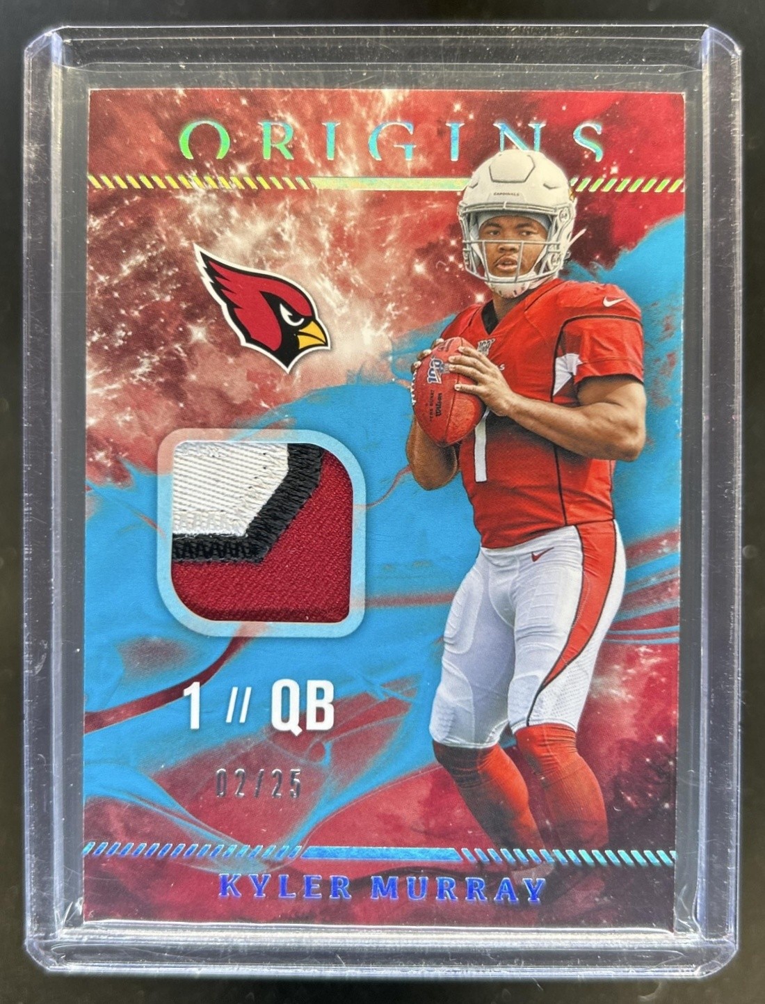 Kyler Murray Panini Origins Rookie Patches #RP2 Turquoise