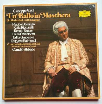 3 LP Box Verdi UN BALLO IN MASCHERA 1981 Abbado  2740251 | sehr gut (B421)