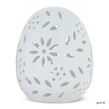 Easter Ceramic Egg LED Light White Large Decoration Spring Table Lamp Home Decor