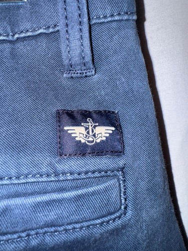 Pantalones Dockers Smart 360 Flex Cargo Azul 28x27 Elastizados Utilidad Chino - Imagen 8 de 8