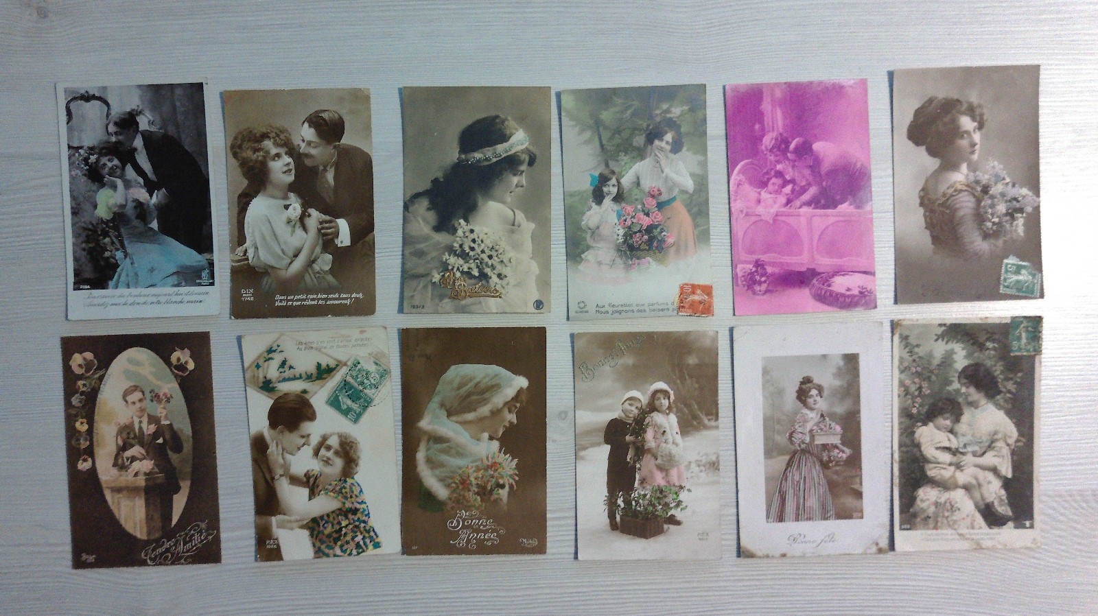 LOT NO. 17 100 postcard FANTASY child character all photographed