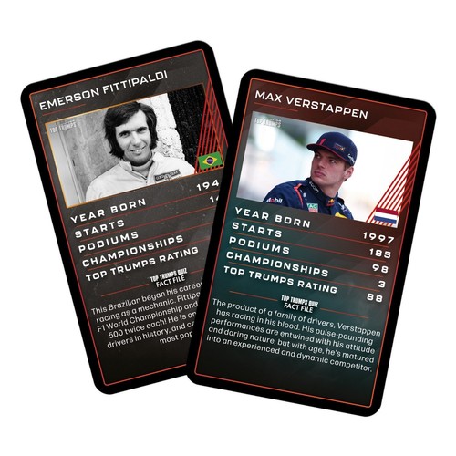 Top Trumps Specials Top 30 Grand Prix Heroes Card Game NEW - Picture 3 of 4
