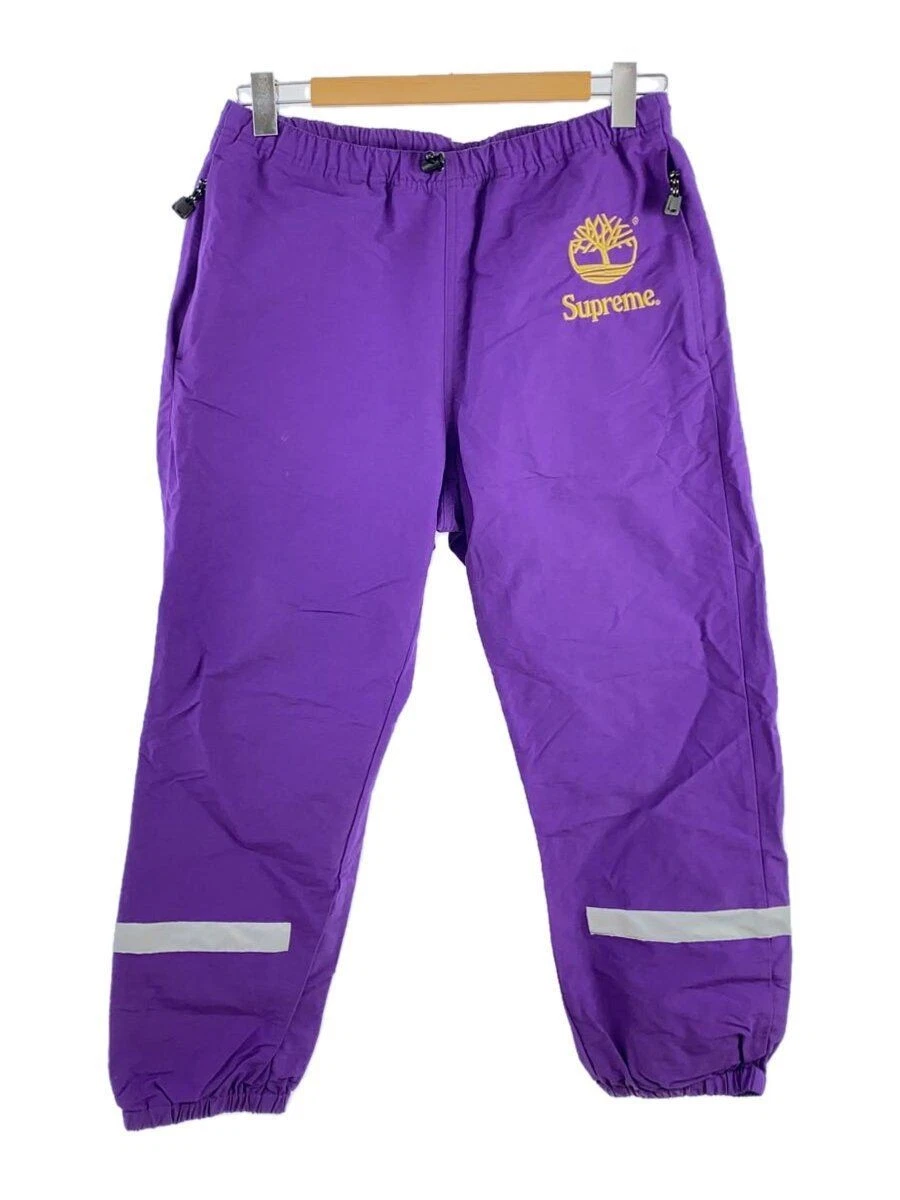 Pantalon de survêtement Supreme Other Bottom S nylon violet 21SS ruban réfléchissant occasion