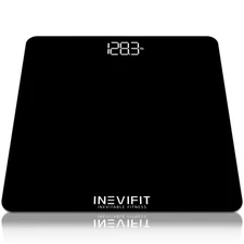 INEVIFIT Bathroom Scale, Highly Accurate Digital Bathroom Body Scale, Measures W