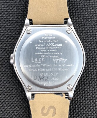 VINTAGE Disney Ltd Ed LAKS Watch WINNIE THE POOH 392/2500  display picture 1