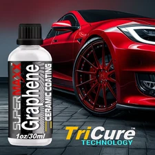 GRAPHENE CERAMIC COATING BY SIO2 BRANDS ADVANCED TRICURE TECHNOLOGY PROTECTION 
