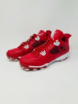 red jordan baseball cleats