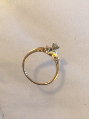 L@@K WOW!! Estate Diamond Ring Solid 14k Gorgeous Vintage Engagement Heavy - Picture 6 of 12