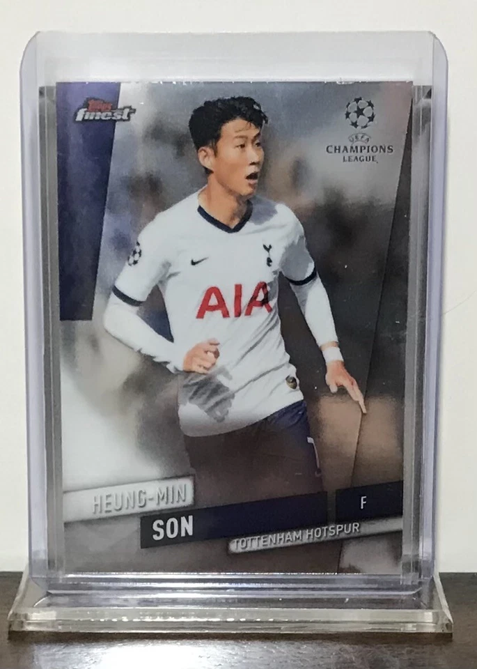 2020 HEUNG-MIN SON TOTTENHAM HOPSPUR TOPPS FINEST CHAMPIONS LEAGUE #55 - Image 2 of 4