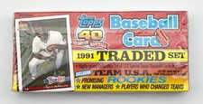 1991 Topps Traded Baseball Card Complete Box Set Factory Sealed