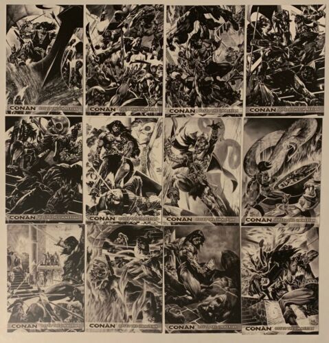 Conan Art of The Hyborian Age: Ode To The Cimmerian Insert Card SET C1 - C12 - Picture 1 of 2