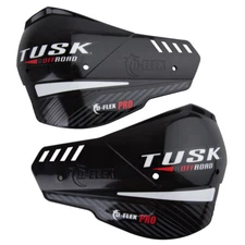 Tusk D-Flex Pro Replacement Plastic Handguard Shields Black Motorcycle Dirt Bike
