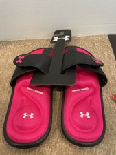 Under Armour Girls Ignite IX Slides Sandals Kids youth NWT 4D Foam