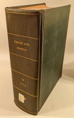 Theatre Arts Monthly 1932, Vol. 16 Complete Year, Vintage Bound Magazines