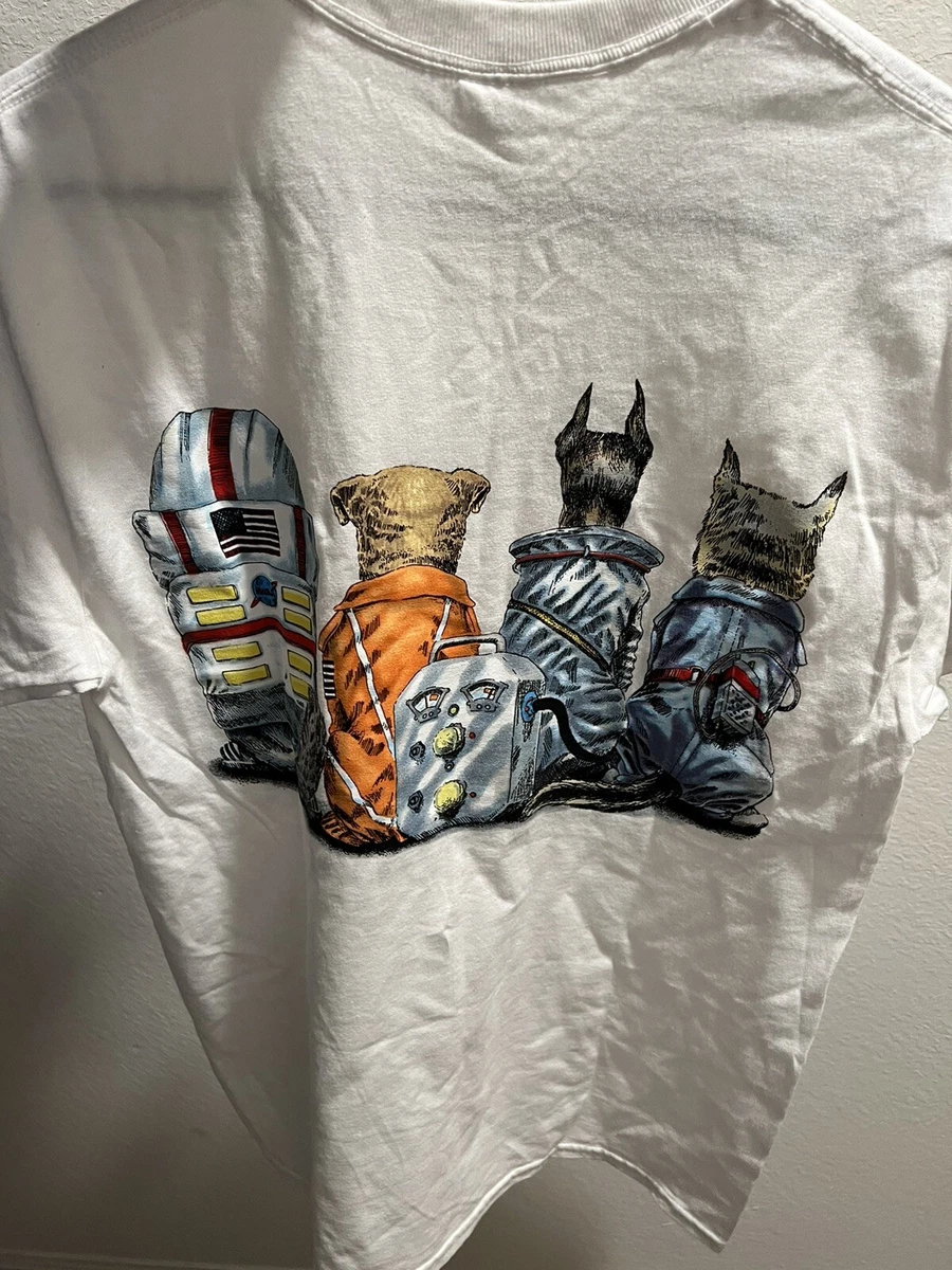 Kennedy Space Center Dog Astronaut T shirt Size Medium