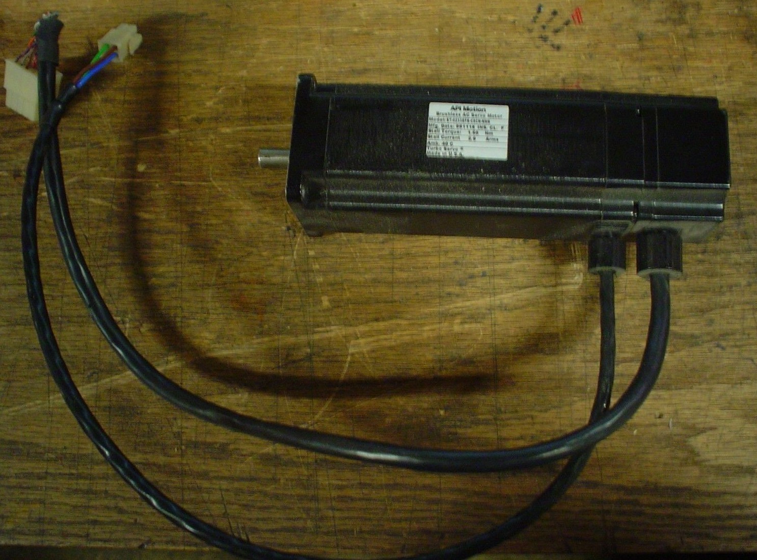 API Motion BT-0233EFB-C8CN-NNN AC servo motor - 60 day warranty