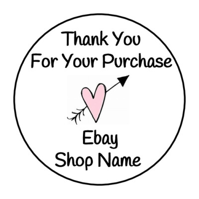 30 THANK YOU FOR YOUR EBAY ORDER 1.5 INCH LABELS ROUND STICKERS | eBay