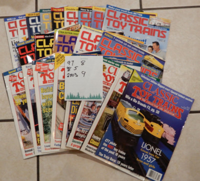 Classic Toy Trains 1997, 1998 & 2003 - 22 Issues | eBay