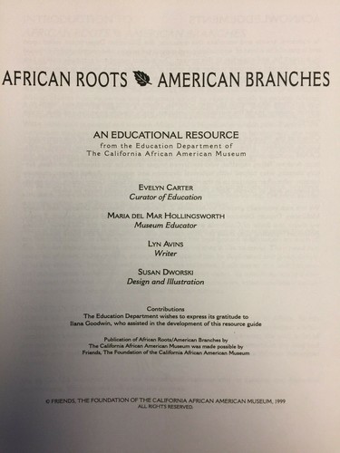 African Roots American Branches, 1999 California African American Museum - Picture 2 of 12