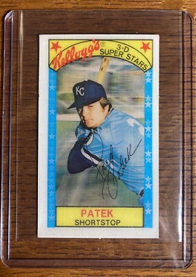 1979 Kellogg's Freddie Patek #36 Royals Variation (Block Letters)No Cracks