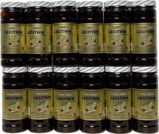 Lecithin 1200mg 12x 100 Soft gels Derived Nature's Finest Soya Beans Lecithin