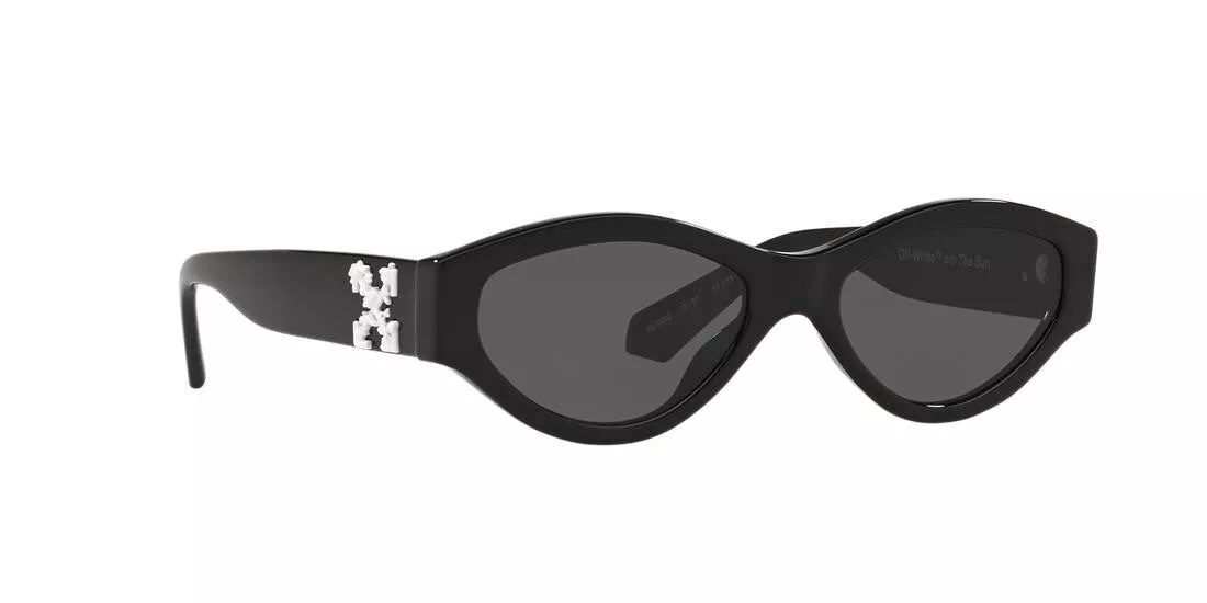 Off-White x Sunglass Hut Collaboration Black Sunglasses With Logo