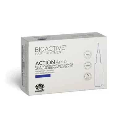 BIOACTIVE FARMAGAN TRATTAMENTO ANTI CADUTA CAPELLI ACTION AMP 10 FIALE da 7.5ML
