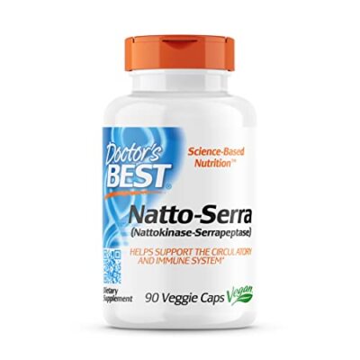 Best Natto Serra Herbal Supplement 90 Count Supports Circulatory and Immune H...