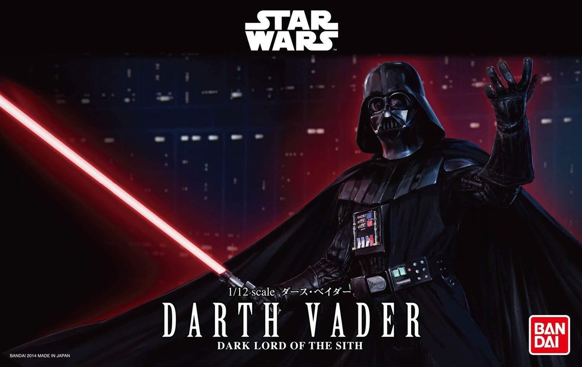 Japan Plamodel BANDAI Star Wars Plastic Model 1/12 Darth Vader