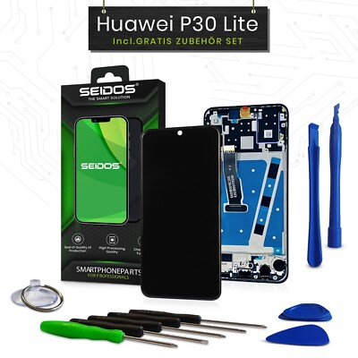 OLED Display for Huawei P30 Lite Full HD Screen Screen + Frame Black NEW