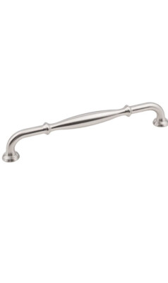 Jeffrey Alexander Tiffany 7-9/16'' Center to Center Handle - Nickel - 658-192SN