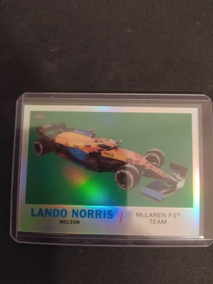 2021 Topps Chrome Formula 1 - T61-LN - Lando Norris McLaren F1 Team - Image 3 of 3