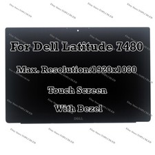 14.0" Dell Latitude 14 7480 FHD LCD LED Touch Screen Display Digitizer Assembly