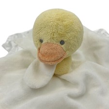 Yellow Duck White Baby Lovey Plush Duckling Farm Bird Carters Stuffed Animal