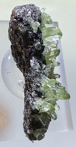 DIOPSID Kristall (6,5 gr) Roh Diopside Crystal rough, Merelani Tansania - Picture 3 of 3