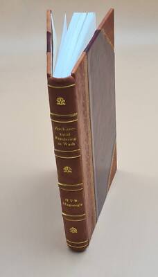 Architectural rendering in wash, by H. Van Buren Magonigle ... W [Leather Bound]