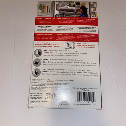 Nuevo filtro de aire para refrigerador Frigidaire Pure Air Ultra PAULTRA 6,5 x 4,75 pulgadas - Imagen 2 de 4