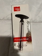 Vacu Vin Pineapple Slicer Corer Stainless Steel Fruit Tool Used