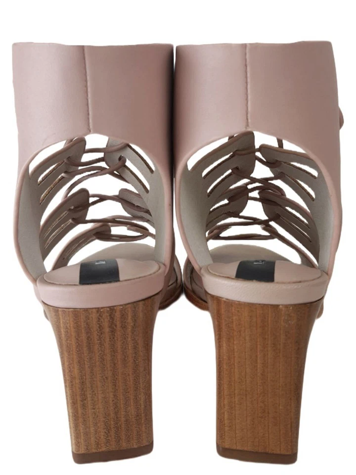 MATT BERNSON женщин розовый румяна кожи Miro каблук насос #MB091 NWB - Изображение 4 из 4