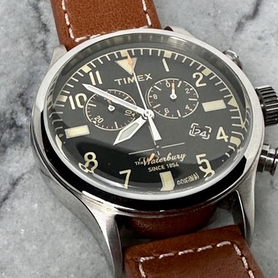 Times Waterbury Chronograph 'Redwing' edition