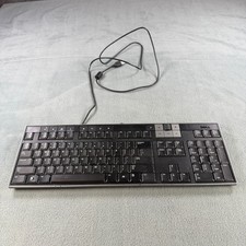 Dell Multimedia USB Wired Keyboard Black Silv...